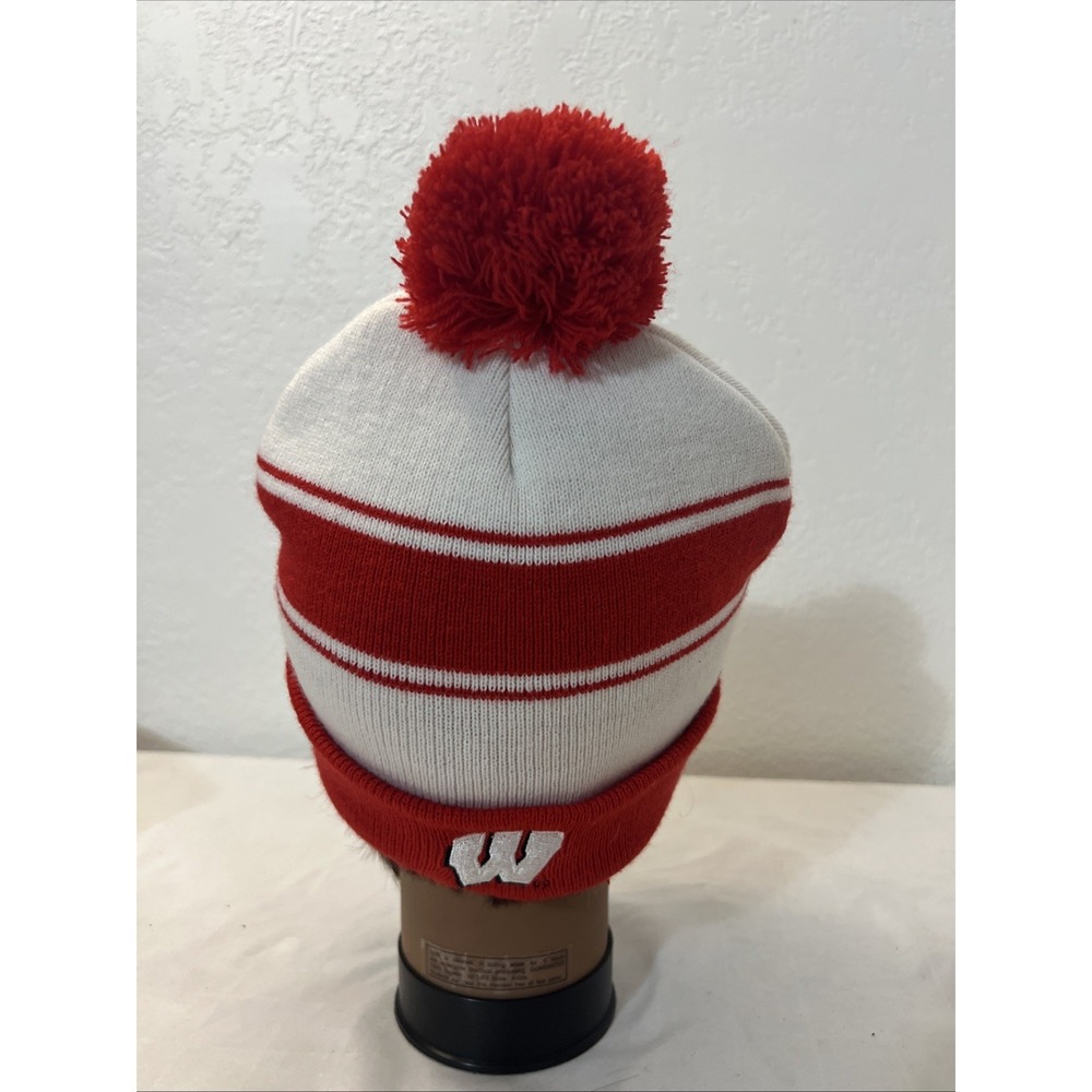 Rare Bucky Badger Wisconsin Badgers Winter Ski ADULT Beanie Hat ZooZatz ZH0314 - Picture 3 of 9